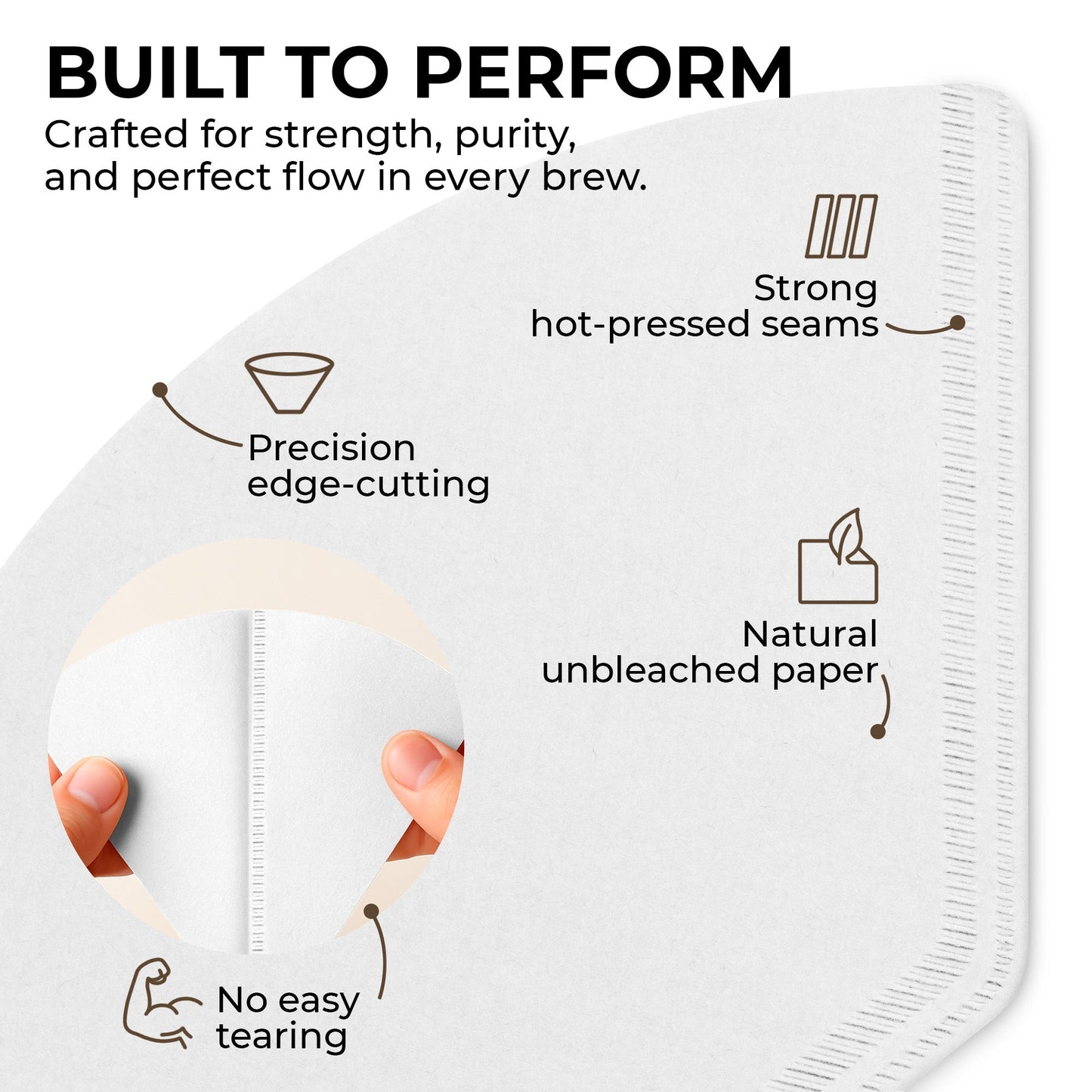 Organic Premium Coffee Filters #4,