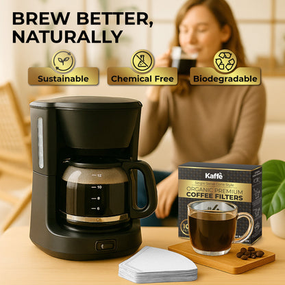 Organic Premium Coffee Filters #4,