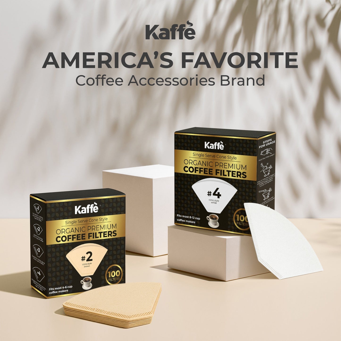 Organic Premium Coffee Filters #4,